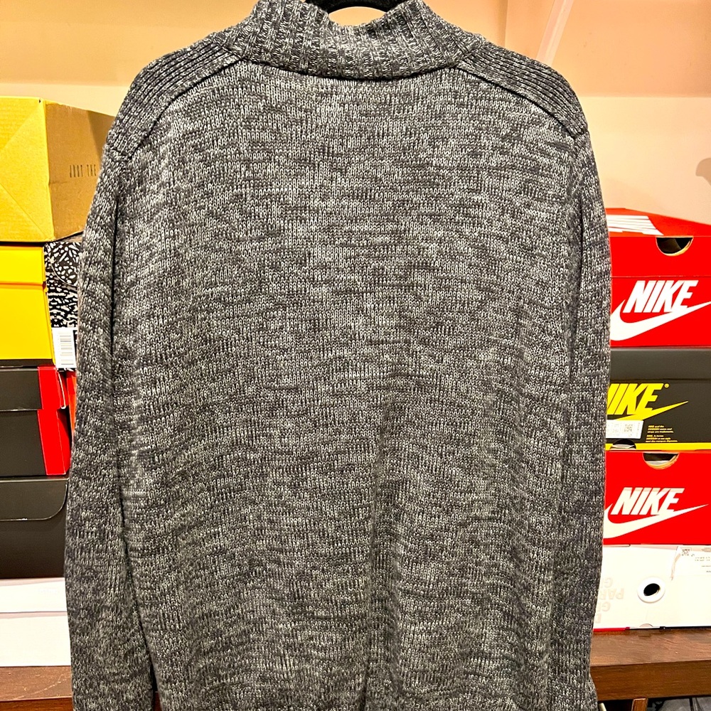 Converse one star zip up cardigan sweater size xl